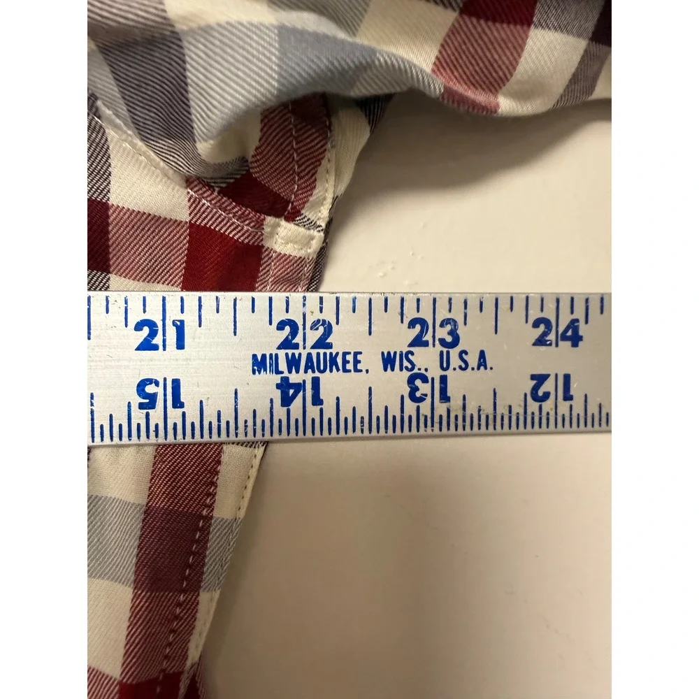 The North Face Mens Plaid Button Down Long Sleeve‎ Shirt - Medium